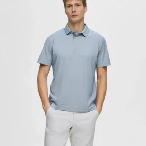 BLUE COOLMAX POLO T-SHIRT