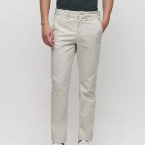 OFF-WHITE MID RISE SLIM FIT PANTS