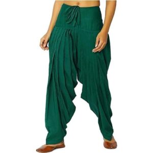 Woman's Plain Cotton Salwar Free Size || Plain Patiala || SEMI Patiala Pants || Solid Cotton||Cotton Pants