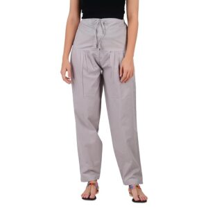 Happy Bunny Salwar Pant for Women, Fine Cotton Ethnic Trousers with Drawstring Waist, Comfortable Daily, Office & Casual Wear Bottoms