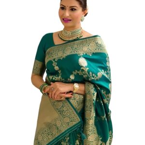 Avantika Fashion Women's Kanjivaram Soft Silk Banarasi Sarees With Blouse Piece