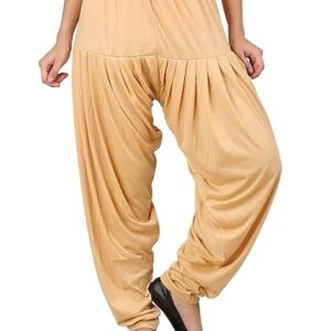 Women's Viscose Adjustable Rope with Elastic Waist Patiyala Dhoti Salwar Pant
