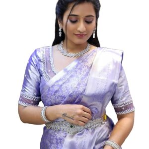 Avantika Fashion Women's Kanjivaram Soft Silk Banarasi Sarees With Blouse Piece For Women