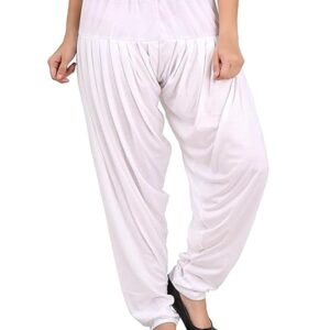 Women's Viscose Adjustable Rope with Elastic Waist Patiyala Dhoti Salwar Pant