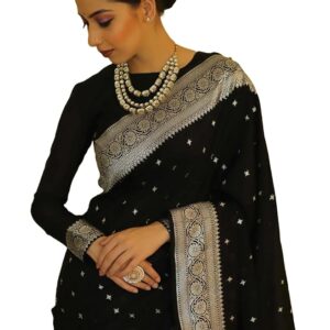 Avantika Fashion Women's Kanjivaram Soft Pure Silk Banarasi Sarees With Blouse Piece