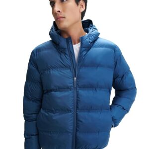 XYXX Unisex Ultra-Warm Puffer Jacket | Heavy Winter Jacket For Men|Solid Long Sleeves Hooded Neck Jacket - Regular Fit | Bomber jackets With Pockets