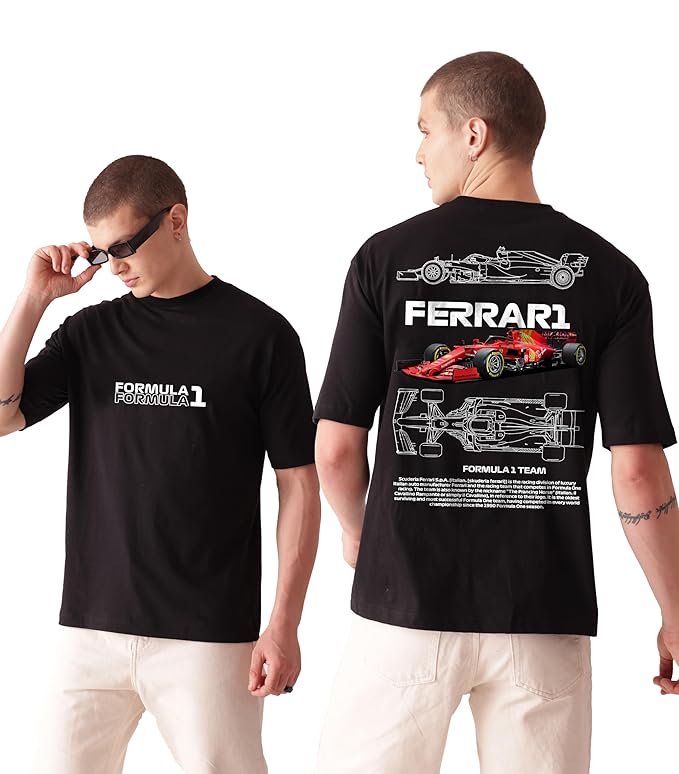 Unisex Oversized Cotton Graphic T-Shirt